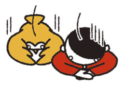 Nakanishi-kun and owl 2 sticker #528062