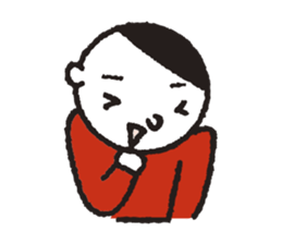 Nakanishi-kun and owl 2 sticker #528085