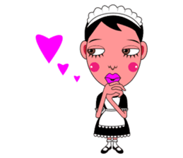 Ms. Yoshiko Series (She is a maid) sticker #528096