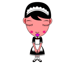 Ms. Yoshiko Series (She is a maid) sticker #528098