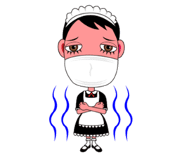 Ms. Yoshiko Series (She is a maid) sticker #528110