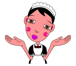 Ms. Yoshiko Series (She is a maid) sticker #528116