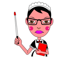 Ms. Yoshiko Series (She is a maid) sticker #528123