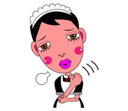 Ms. Yoshiko Series (She is a maid) sticker #528124
