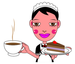 Ms. Yoshiko Series (She is a maid) sticker #528128