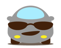 Cute Silver Car sticker #528530