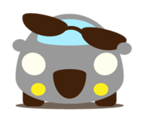 Cute Silver Car sticker #528531