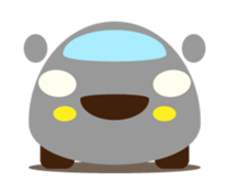 Cute Silver Car sticker #528542