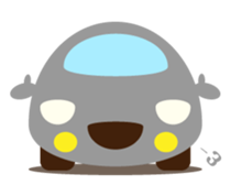 Cute Silver Car sticker #528545