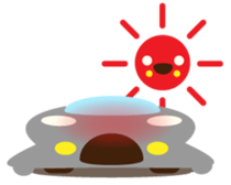 Cute Silver Car sticker #528549