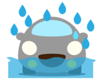 Cute Silver Car sticker #528550