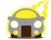 Cute Silver Car sticker #528551