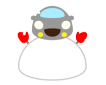 Cute Silver Car sticker #528553