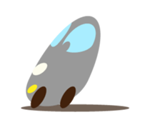 Cute Silver Car sticker #528561