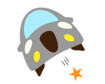 Cute Silver Car sticker #528565