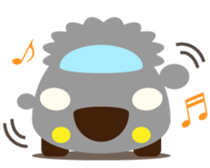 Cute Silver Car sticker #528567