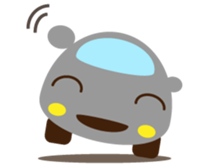 Cute Silver Car sticker #528569