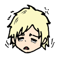 Man's good looks stamp sticker #529364