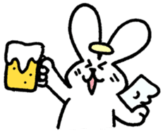 The angel of a rabbit sticker #529830