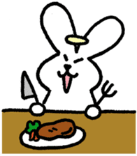 The angel of a rabbit sticker #529832