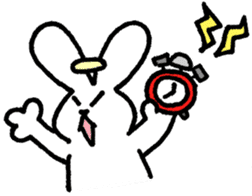 The angel of a rabbit sticker #529836