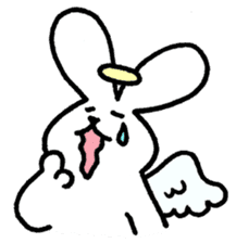 The angel of a rabbit sticker #529837