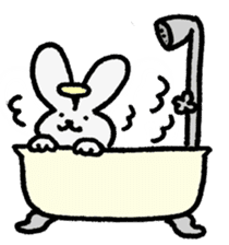 The angel of a rabbit sticker #529841