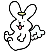 The angel of a rabbit sticker #529848