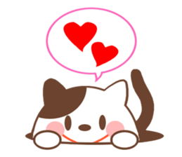 round cat sticker #529928