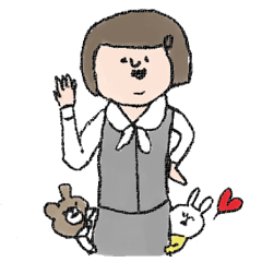 Daily life of office worker Hanako.