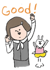 Daily life of office worker Hanako. sticker #530250