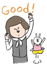 Daily life of office worker Hanako. sticker #530250