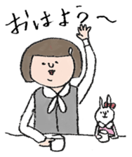 Daily life of office worker Hanako. sticker #530251