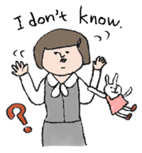 Daily life of office worker Hanako. sticker #530253