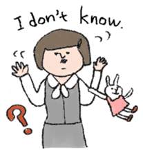 Daily life of office worker Hanako. sticker #530253