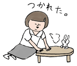 Daily life of office worker Hanako. sticker #530254