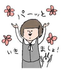 Daily life of office worker Hanako. sticker #530255