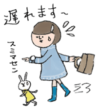 Daily life of office worker Hanako. sticker #530257