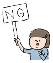 Daily life of office worker Hanako. sticker #530263