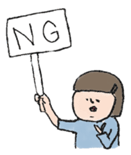 Daily life of office worker Hanako. sticker #530263