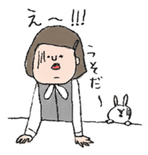 Daily life of office worker Hanako. sticker #530265