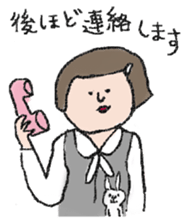 Daily life of office worker Hanako. sticker #530274