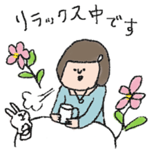 Daily life of office worker Hanako. sticker #530277