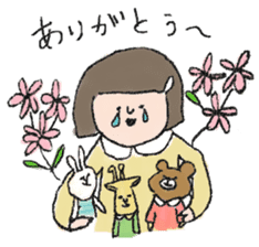 Daily life of office worker Hanako. sticker #530280