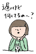 Daily life of office worker Hanako. sticker #530285