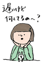 Daily life of office worker Hanako. sticker #530285