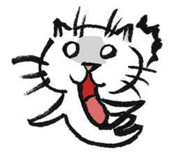 Fude Cat sticker #530376