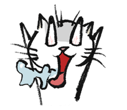 Fude Cat sticker #530380