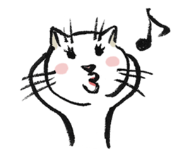 Fude Cat sticker #530390