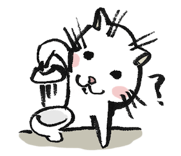 Fude Cat sticker #530405